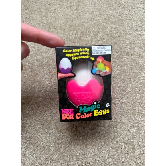 NeeDoh Other - NeeDoh Magic Color Eggs - Pink Shell NIB Easter Basket Gift Color Changing